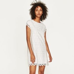 White Embroidered Dress